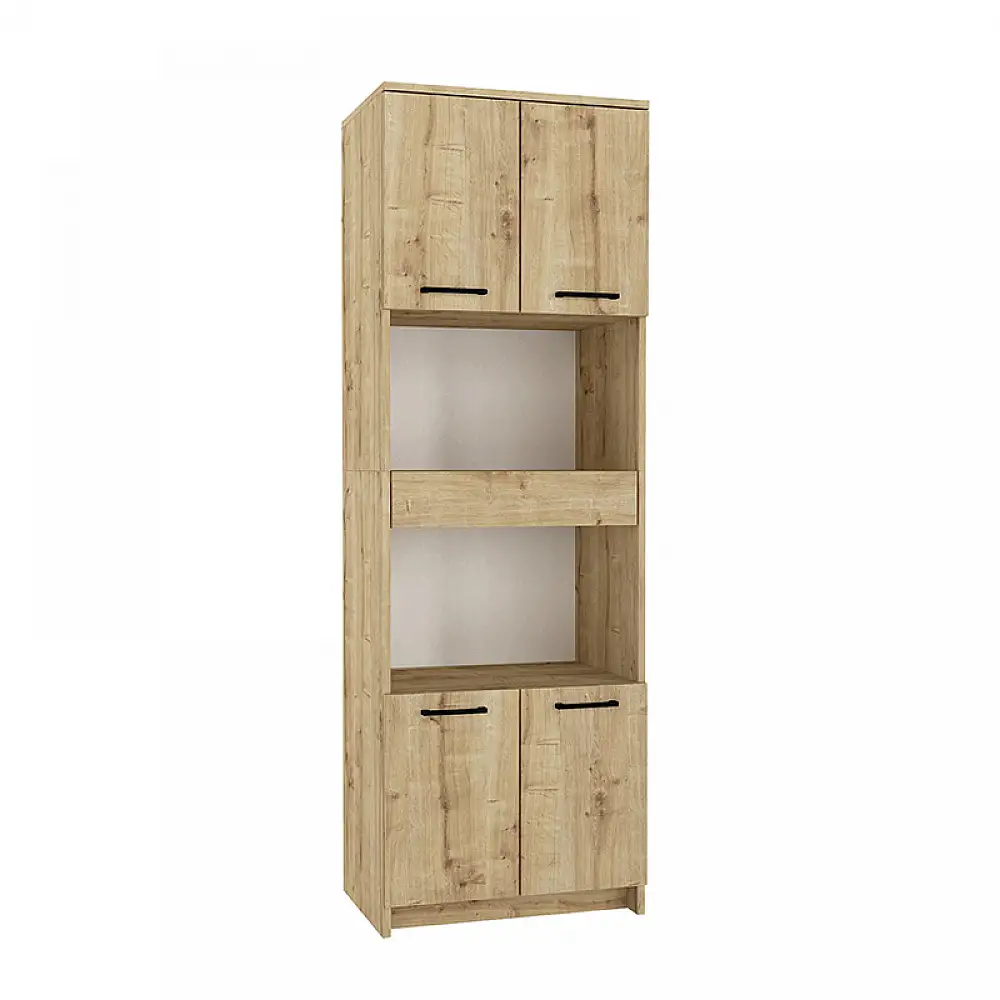 Ντουλάπι κουζίνας - μπάνιου Alvento Megapap χρώμα sapphire oak 60x42x180εκ. | GP042-0331,2