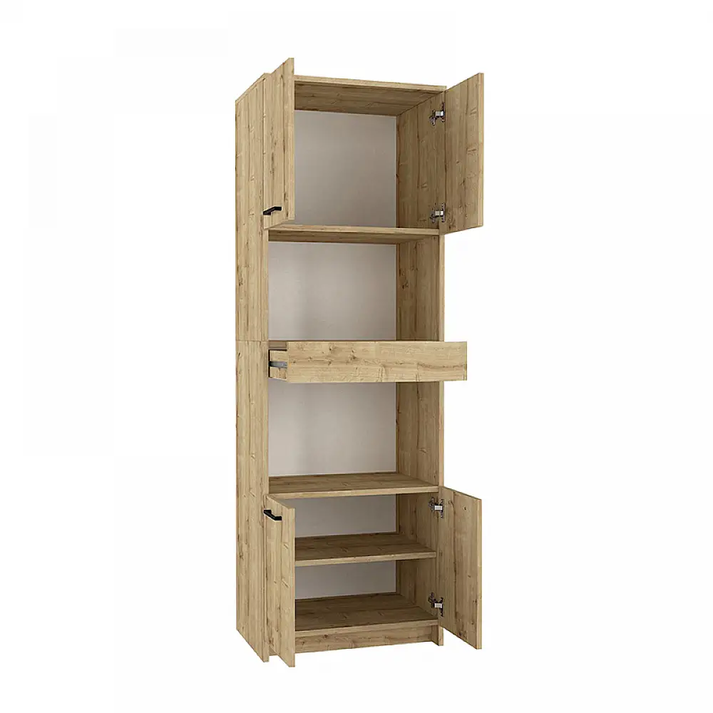 Ντουλάπι κουζίνας - μπάνιου Alvento Megapap χρώμα sapphire oak 60x42x180εκ. | GP042-0331,2