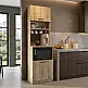 Έπιπλο κουζίνας Tuco 1 Megapap χρώμα sapphire oak 53,8x40x180εκ. | GP042-0332,2