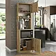 Έπιπλο κουζίνας Tuco 1 Megapap χρώμα sapphire oak 53,8x40x180εκ. | GP042-0332,2