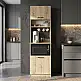 Έπιπλο κουζίνας Tuco 1 Megapap χρώμα sapphire oak 53,8x40x180εκ. | GP042-0332,2