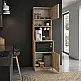 Έπιπλο κουζίνας Tuco 1 Megapap χρώμα sapphire oak 53,8x40x180εκ. | GP042-0332,2