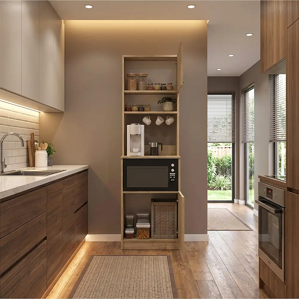 Έπιπλο κουζίνας Tuco 1 Megapap χρώμα sapphire oak 53,8x40x180εκ. | GP042-0332,2