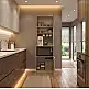 Έπιπλο κουζίνας Tuco 1 Megapap χρώμα sapphire oak 53,8x40x180εκ. | GP042-0332,2