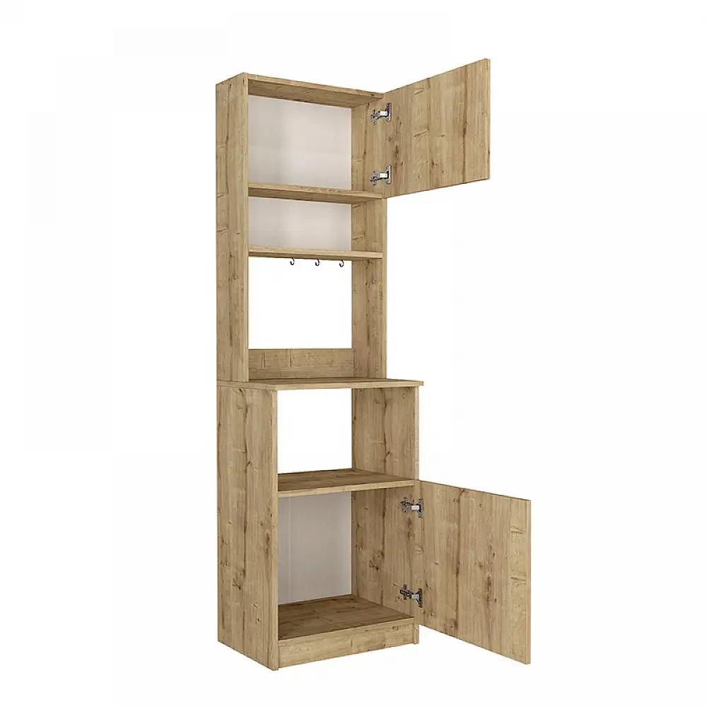 Έπιπλο κουζίνας Tuco 1 Megapap χρώμα sapphire oak 53,8x40x180εκ. | GP042-0332,2