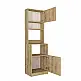 Έπιπλο κουζίνας Tuco 1 Megapap χρώμα sapphire oak 53,8x40x180εκ. | GP042-0332,2