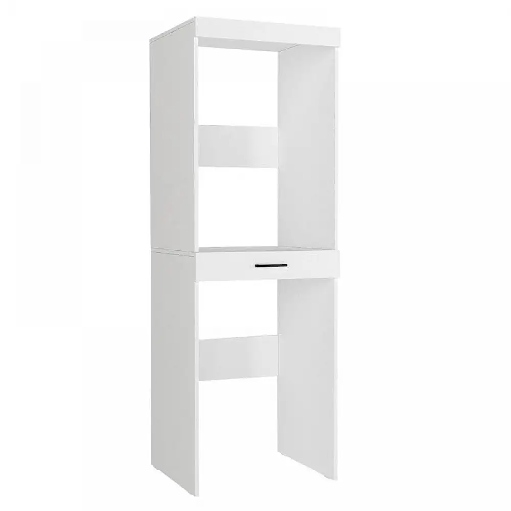 Έπιπλο πλυντηρίου - στεγνωτηρίου Fika Megapap χρώμα λευκό 67x61,8x198,5εκ. | GP042-0338,1