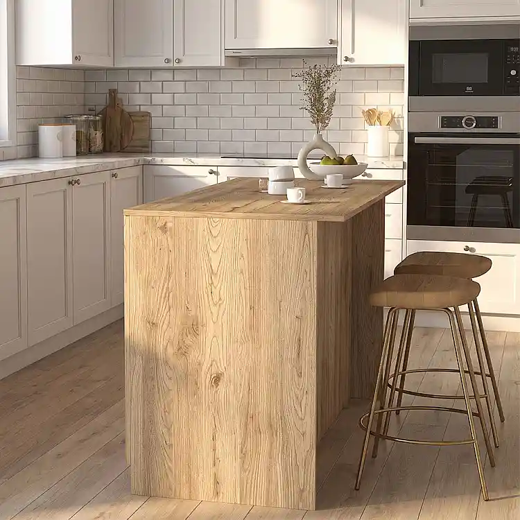 Τραπέζι - Πάγκος κουζίνας Peres Megapap χρώμα sepet oak 150x70x91,8εκ. | GP042-0343,4