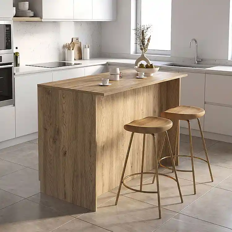 Τραπέζι - Πάγκος κουζίνας Peres Megapap χρώμα sepet oak 150x70x91,8εκ. | GP042-0343,4