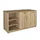 Τραπέζι - Πάγκος κουζίνας Peres Megapap χρώμα sepet oak 150x70x91,8εκ. | GP042-0343,4