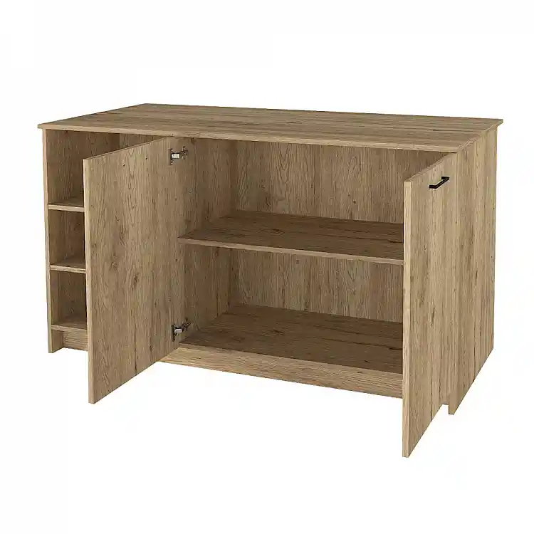 Τραπέζι - Πάγκος κουζίνας Peres Megapap χρώμα sepet oak 150x70x91,8εκ. | GP042-0343,4