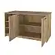 Τραπέζι - Πάγκος κουζίνας Peres Megapap χρώμα sepet oak 150x70x91,8εκ. | GP042-0343,4