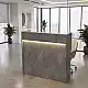 Γραφείο υποδοχής - reception Wilko Megapap με LED χρώμα γκρι σκυροδέματος 113,6x42x110εκ. | GP042-0345,4