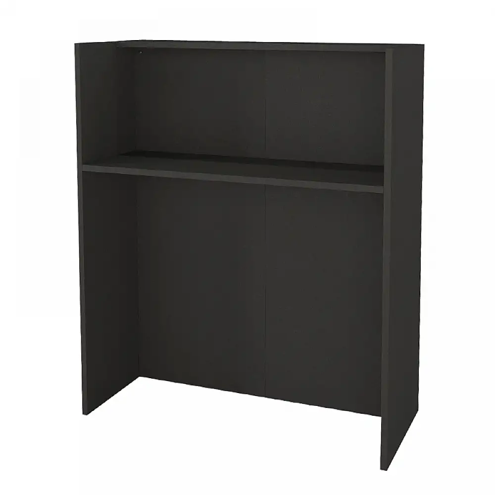 Γραφείο υποδοχής - reception Karibu Megapap με LED χρώμα ανθρακί - sepet oak 90x40x100εκ. | GP042-0349,2