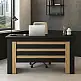 Γραφείο εργασίας Epito Megapap χρώμα ανθρακί - sepet oak 140x59,6x76,8εκ. | GP042-0353,1