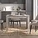Τραπέζι Darlen Megapap χρώμα γκρι σκυροδέματος 125x72x74εκ. | GP042-0355,6