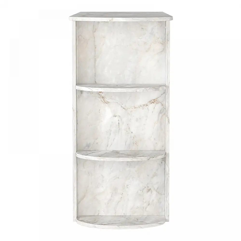 Τραπέζι μπαρ Vigne Megapap χρώμα λευκό εφέ μαρμάρου 150x51,6x101,8εκ. | GP042-0356,2