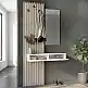 Έπιπλο εισόδου Elois Megapap χρώμα λευκό - sepet oak 96,6x26,8x195,5εκ. | GP042-0359,3