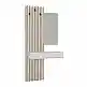 Έπιπλο εισόδου Elois Megapap χρώμα λευκό - sepet oak 96,6x26,8x195,5εκ. | GP042-0359,3