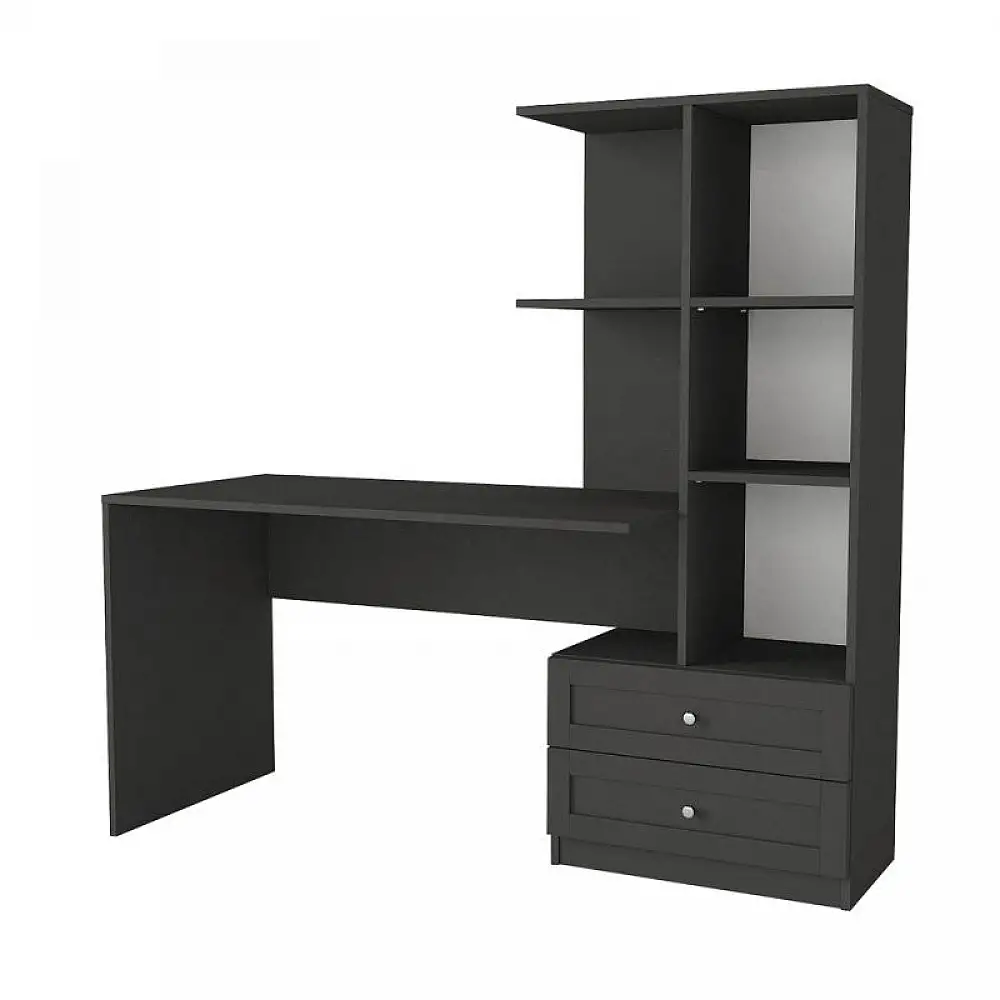 Γραφείο εργασίας Mantra Megapap χρώμα ανθρακί 150x60x152εκ. | GP042-0368,2