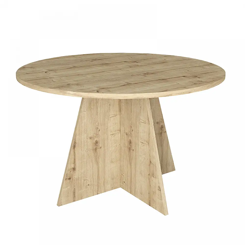 Τραπέζι Tailor Megapap χρώμα sapphire oak Ø120x75,7εκ. | GP042-0371,1