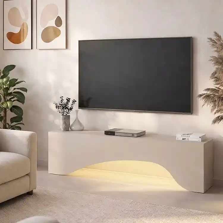 Έπιπλο τηλεόρασης Mara Megapap με LED χρώμα sandstone 150x31,4x40εκ. | GP042-0373,6