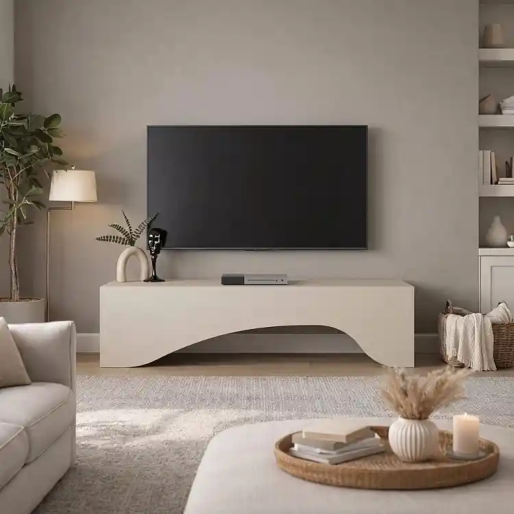 Έπιπλο τηλεόρασης Mara Megapap με LED χρώμα sandstone 150x31,4x40εκ. | GP042-0373,6