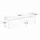 Έπιπλο τηλεόρασης Mara Megapap με LED χρώμα sandstone 150x31,4x40εκ. | GP042-0373,6