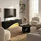Τραπεζάκι σαλονιού Mara Megapap χρώμα sencron black Ø75x36,8εκ. | GP042-0374,3