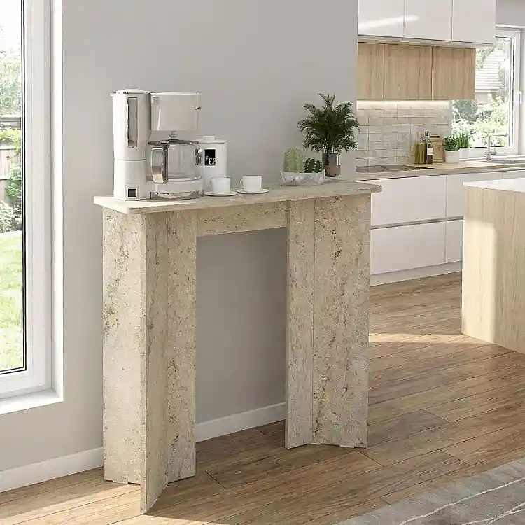 Κονσόλα Mara Megapap χρώμα travertine 90x29,6x91,8εκ. | GP042-0375,1