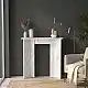 Κονσόλα Mara Megapap χρώμα λευκό εφέ μαρμάρου 90x29,6x91,8εκ. | GP042-0375,2