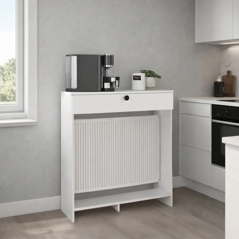 Κονσόλα - Κάλυμμα καλοριφέρ Opelya Megapap χρώμα λευκό 90x31,4x100εκ. | GP042-0383,1