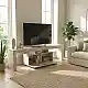 Έπιπλο τηλεόρασης Woodra Megapap χρώμα travertine 180x31,3x50,2εκ. | GP042-0396,1