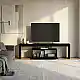 Έπιπλο τηλεόρασης Woodra Megapap χρώμα sencron black 180x31,3x50,2εκ. | GP042-0396,2