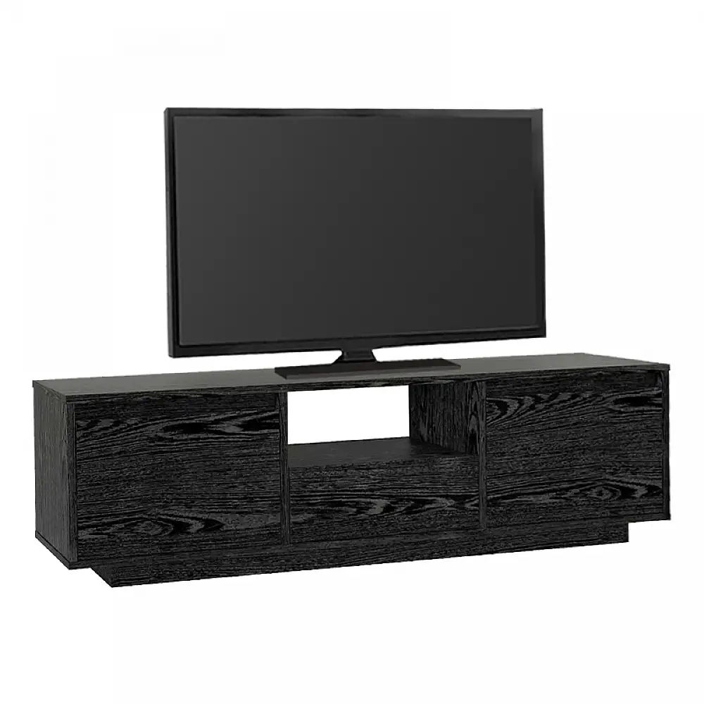 Έπιπλο τηλεόρασης Lumbera Megapap χρώμα sencron black 160x29,5x42εκ. | GP042-0397,2
