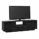 Έπιπλο τηλεόρασης Lumbera Megapap χρώμα sencron black 160x29,5x42εκ. | GP042-0397,2