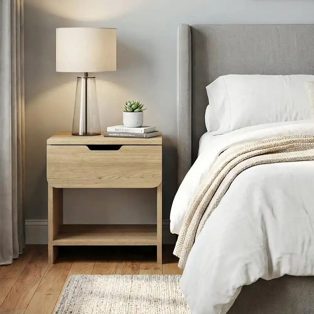Κομοδίνο Mida Megapap χρώμα sepet oak 45x40x52εκ. | GP042-0401,1