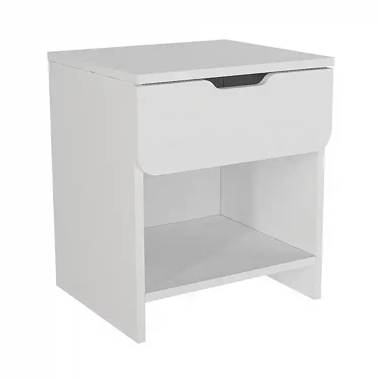 Κομοδίνο Mida Megapap χρώμα λευκό 45x40x52εκ. | GP042-0401,2