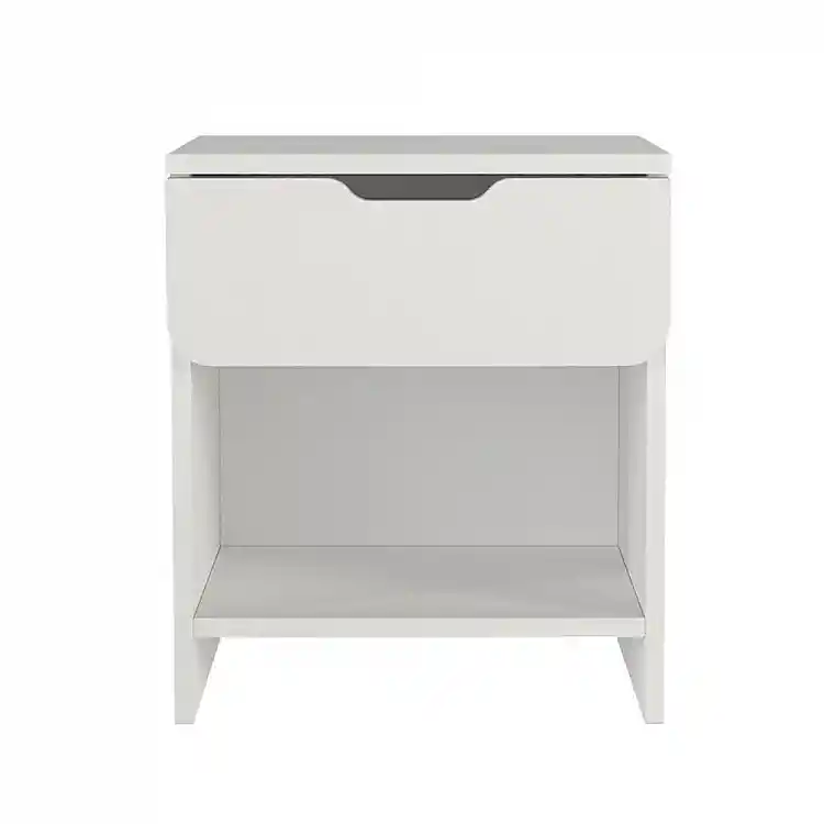 Κομοδίνο Mida Megapap χρώμα λευκό 45x40x52εκ. | GP042-0401,2