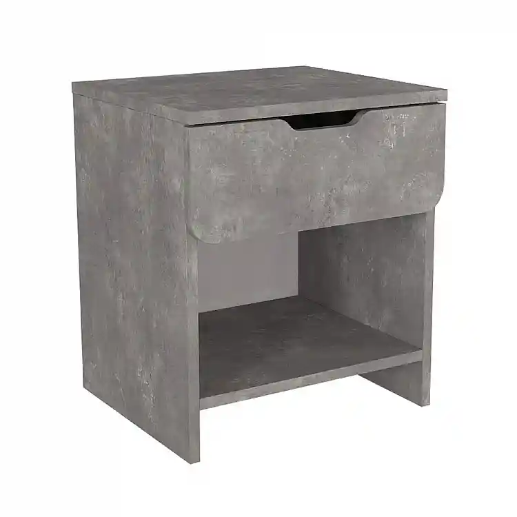 Κομοδίνο Mida Megapap χρώμα γκρι σκυροδέματος 45x40x52εκ. | GP042-0401,4