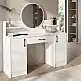 Τουαλέτα με καθρέπτη Talos Megapap χρώμα λευκό 135x40x144,2εκ. | GP042-0406,1