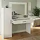 Τουαλέτα με καθρέπτη Kaunos Megapap χρώμα λευκό 123,8x40x148,2εκ. | GP042-0407,1