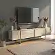 Έπιπλο τηλεόρασης Orontes Megapap χρώμα travertine - χρυσό 180x29,6x50εκ. | GP042-0409,3