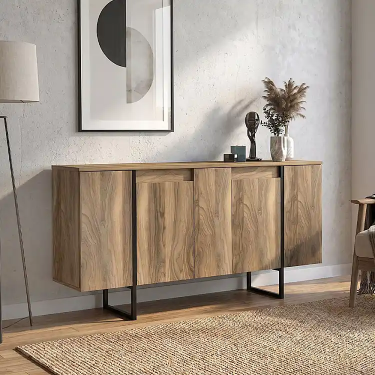 Μπουφές Orontes Megapap χρώμα καρυδί 160x35,2x80εκ. | GP042-0410,1