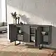 Μπουφές Orontes Megapap χρώμα ανθρακί 160x35,2x80εκ. | GP042-0410,2