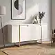 Μπουφές Orontes Megapap χρώμα λευκό - χρυσό 160x35,2x80εκ. | GP042-0410,4