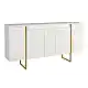 Μπουφές Orontes Megapap χρώμα λευκό - χρυσό 160x35,2x80εκ. | GP042-0410,4