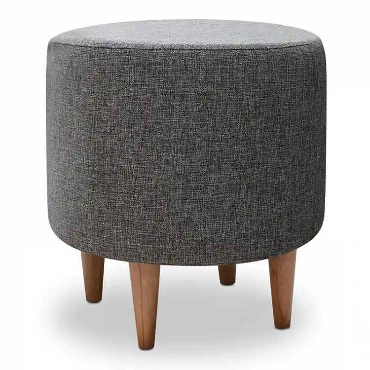 Σκαμπώ Liza Megapap υφασμάτινο χρώμα γκρι 40x40x42εκ. | GP043-0073,2