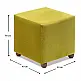 Σκαμπώ Ranma Megapap υφασμάτινο χρώμα λαδί 40x40x40εκ. Σκαμπώ Ranma Megapap υφασμάτινο χρώμα λαδί 40x40x40εκ.