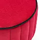 Σκαμπώ Rose Megapap βελούδινο χρώμα κόκκινο 40x40x40εκ. Σκαμπώ Rose Megapap βελούδινο χρώμα κόκκινο 40x40x40εκ.